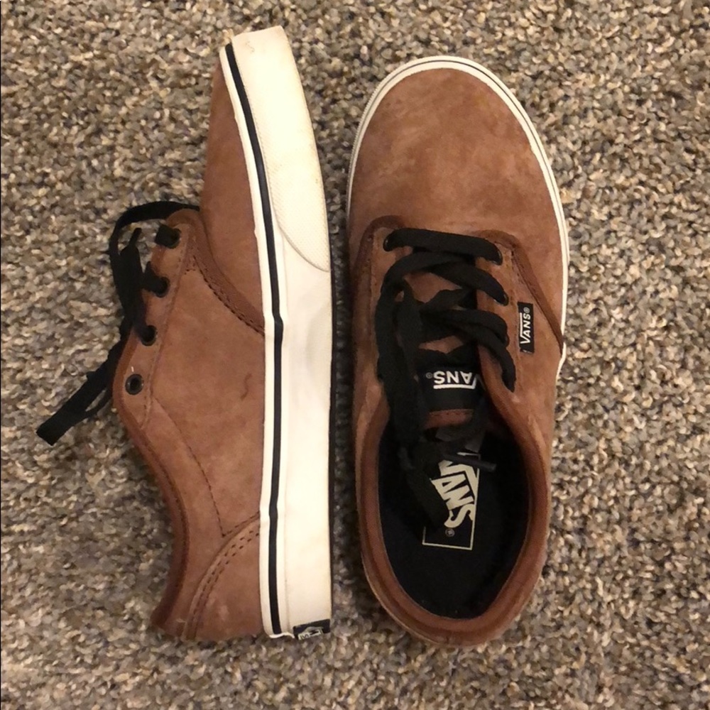 Brown Youth Lace Up Vans